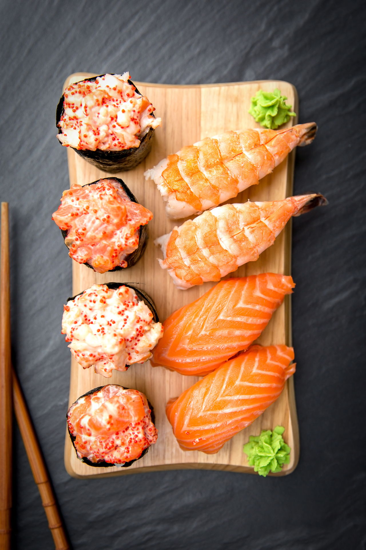 sushi vs sashimi vs roll